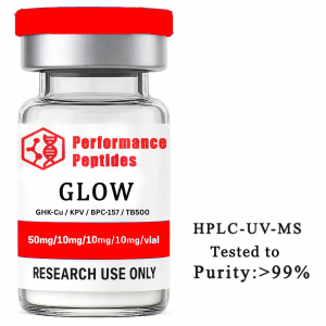 GLOW – GHK-Cu (50mg) / KPV (10mg) / BPC-157 (10mg) / TB500 (10mg)