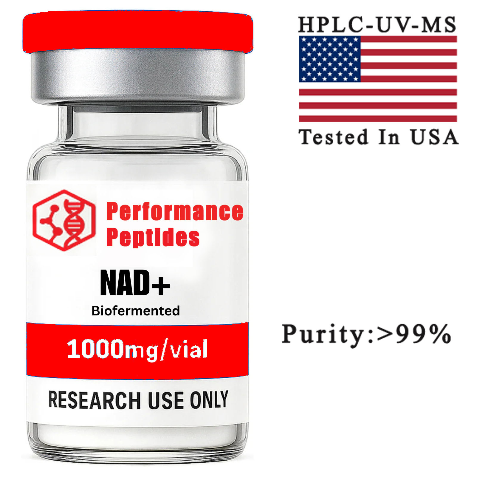 NAD+ (1000mg) Biofermented (5ml Vial)