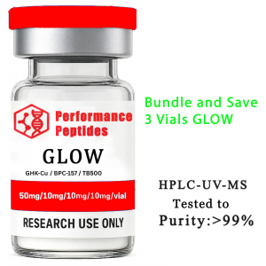 Glow x3 GHK-Cu 50mg /BPC-157 10mg / TB500 10mg Bundle